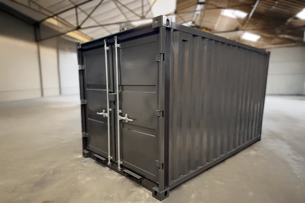 Container 8 pieds Double Door neuf aménagé en laboratoire haute sécurité pour One Sixone